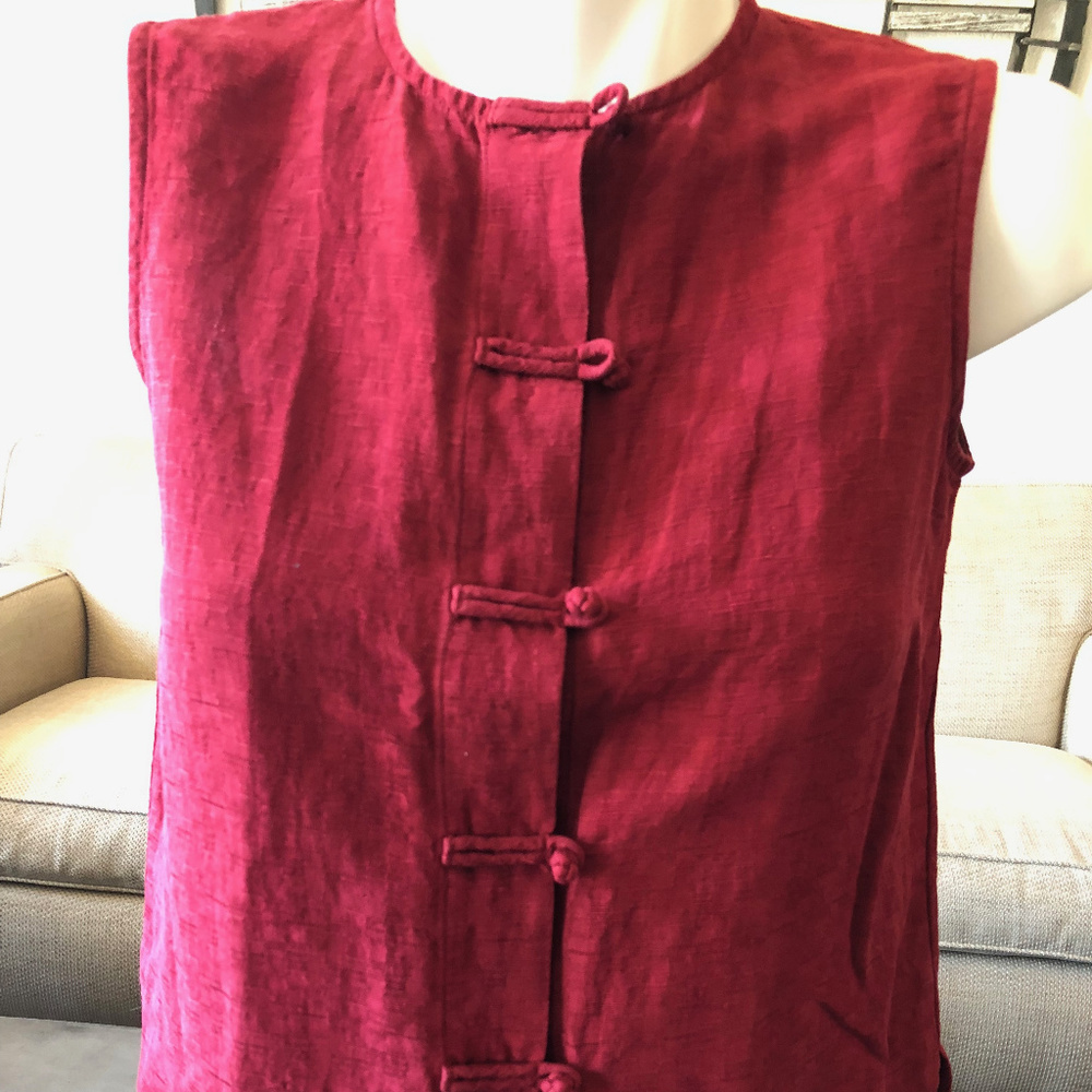 Eileen Fisher Silk-Linen-Blend Top, xs, NWOT